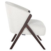 Lounge chair Mia (Copenhagen 900 Bouclé White)