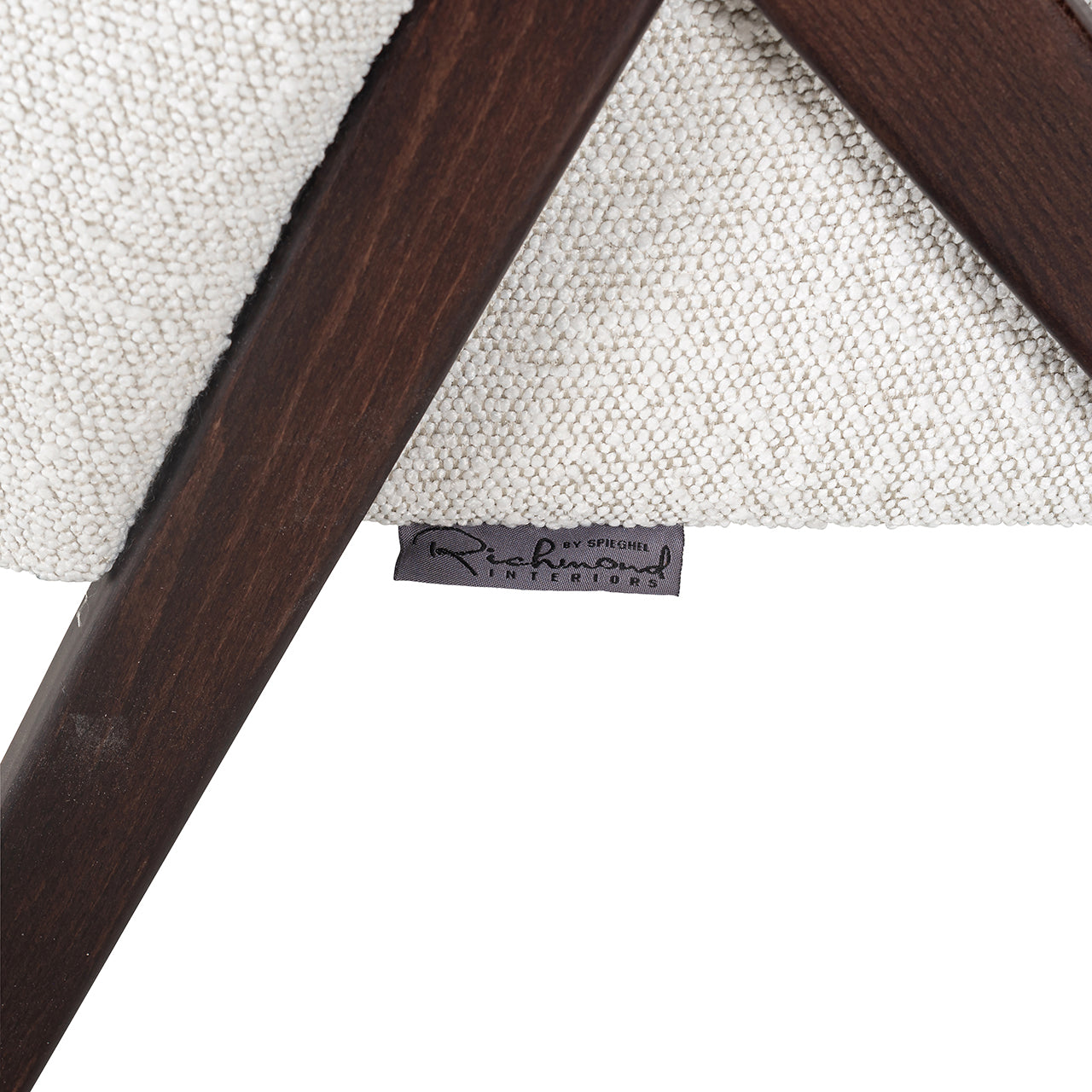 Lounge chair Mia (Copenhagen 900 Bouclé White)