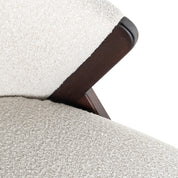 Lounge chair Mia (Copenhagen 900 Bouclé White)