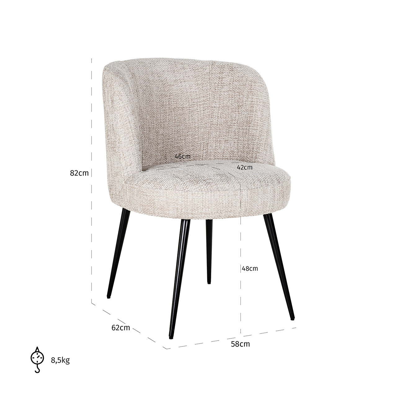 Chair Morton natural renegade (Renegade Natural 01)