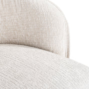 Lounge chair Maryse cream fusion (Fusion cream 02)