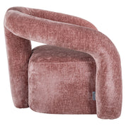 Lounge chair Dana rose chenille (Bergen 705 rose chenille)