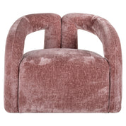 Lounge chair Dana rose chenille (Bergen 705 rose chenille)