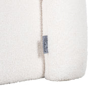 Lounge chair Dana white furry (Himalaya 900 white furry)