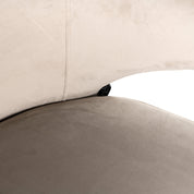 Swivel chair Milly khaki velvet (Quartz Khaki 903)