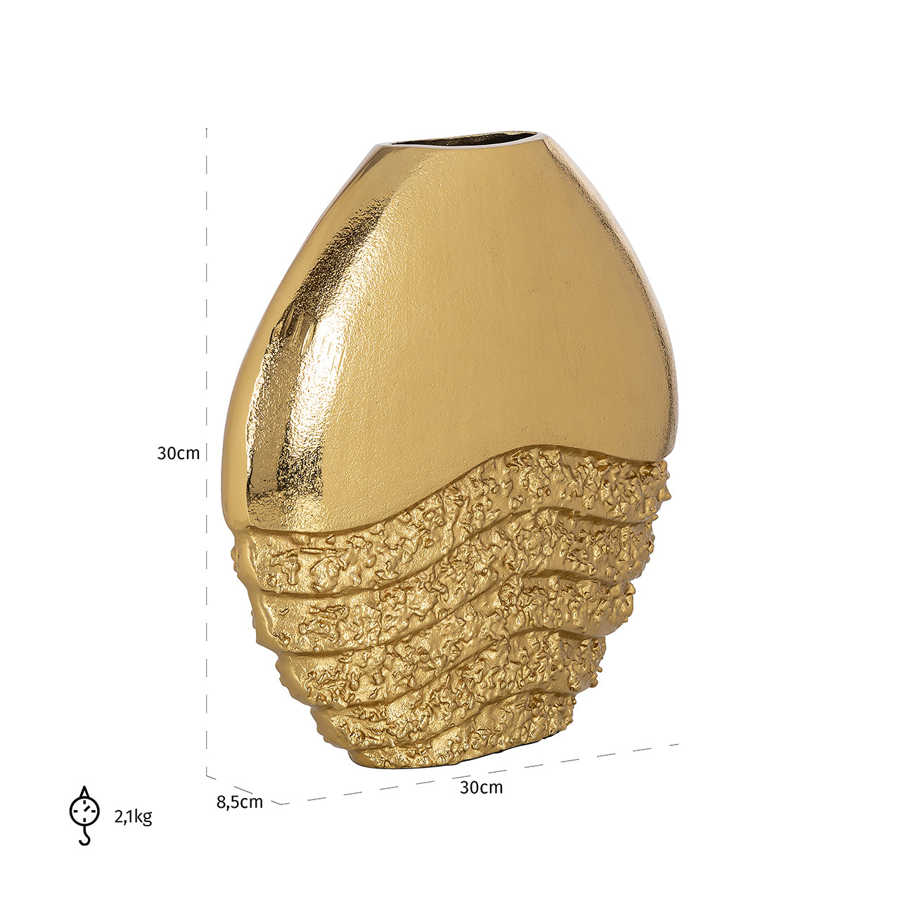 Vase Roxy small (Gold)