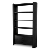 Cabinet Splendora charcoal grey oak veneer bronze finish