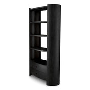 Cabinet Splendora charcoal grey oak veneer bronze finish