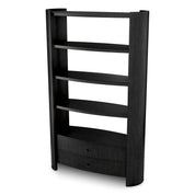 Cabinet Splendora charcoal grey oak veneer bronze finish