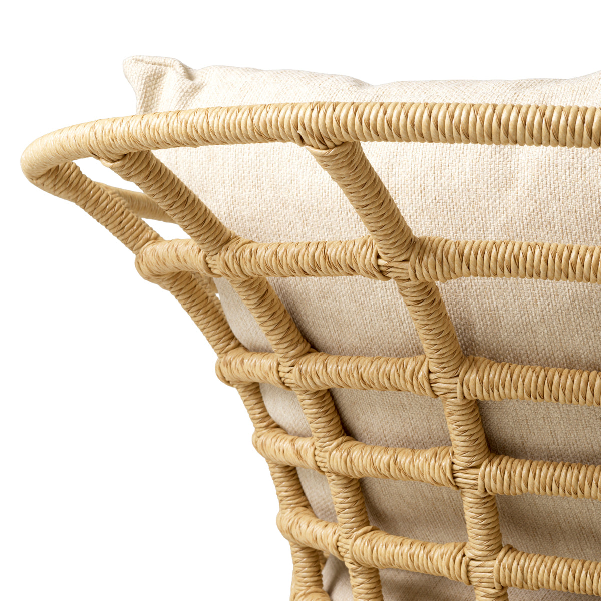 Outdoor Chair Paxton faux rattan carron sand