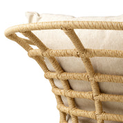 Outdoor Chair Paxton faux rattan carron sand