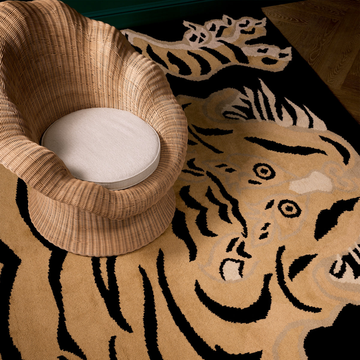 Rug Zandria orange 300 x 400 cm
