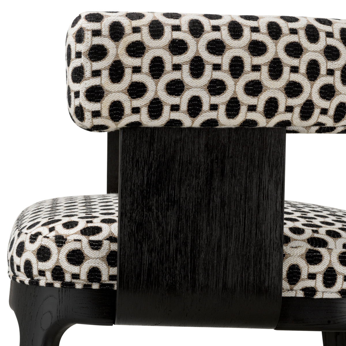 Dining Chair Dubois black oak veneer sunbeam black