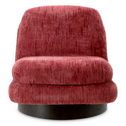 Swivel Chair Galiano terren bordeaux ebony oak veneer