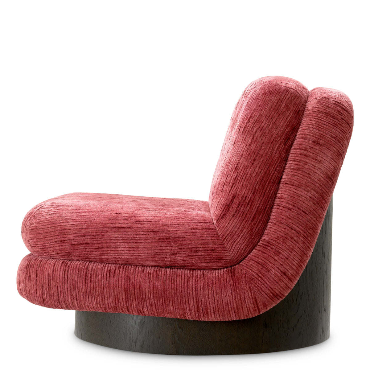 Swivel Chair Galiano terren bordeaux ebony oak veneer