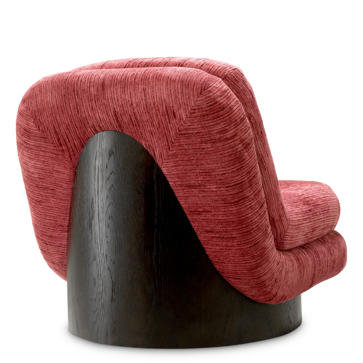 Swivel Chair Galiano terren bordeaux ebony oak veneer
