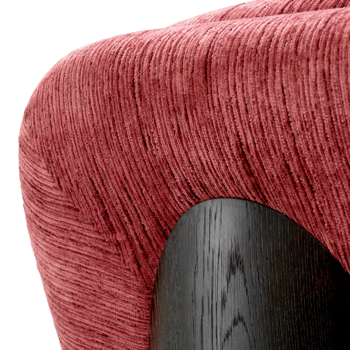 Swivel Chair Galiano terren bordeaux ebony oak veneer