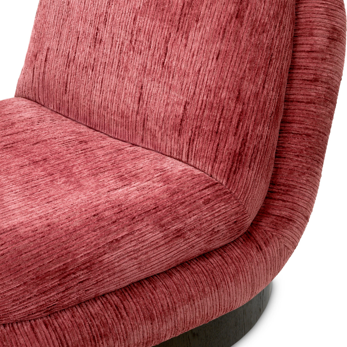 Swivel Chair Galiano terren bordeaux ebony oak veneer