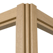 Canopy Bed Tribeca natural oak veneer