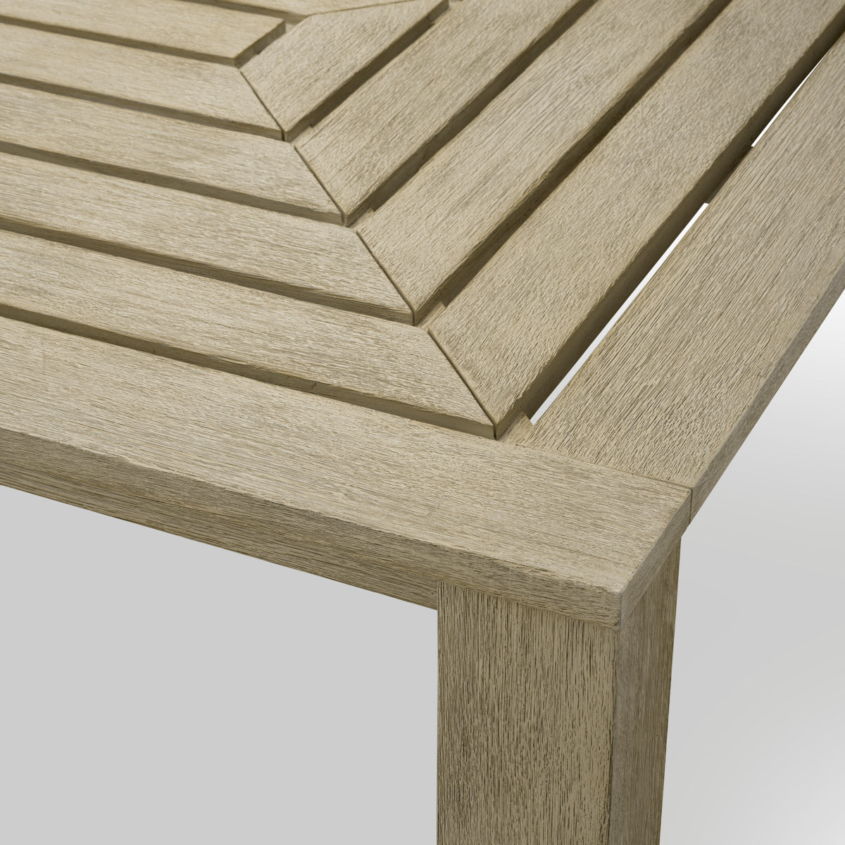 Outdoor Dining Table Vistamar aged teak