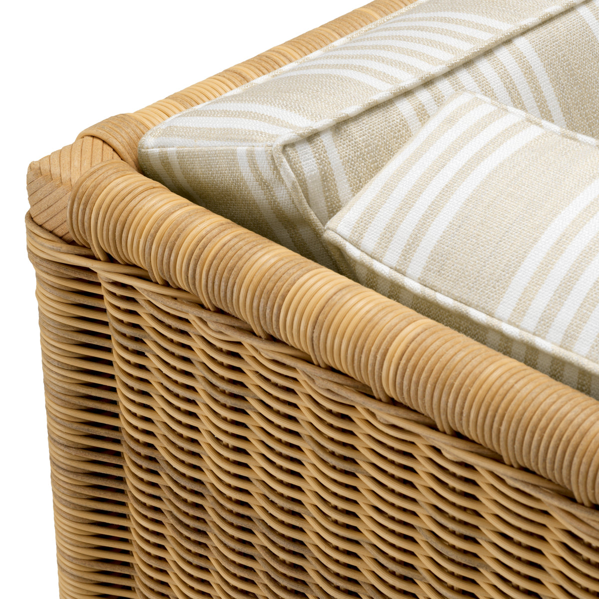 Outdoor Chair Hampton corner faux rattan saville beige