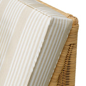 Outdoor Chair Hampton corner faux rattan saville beige