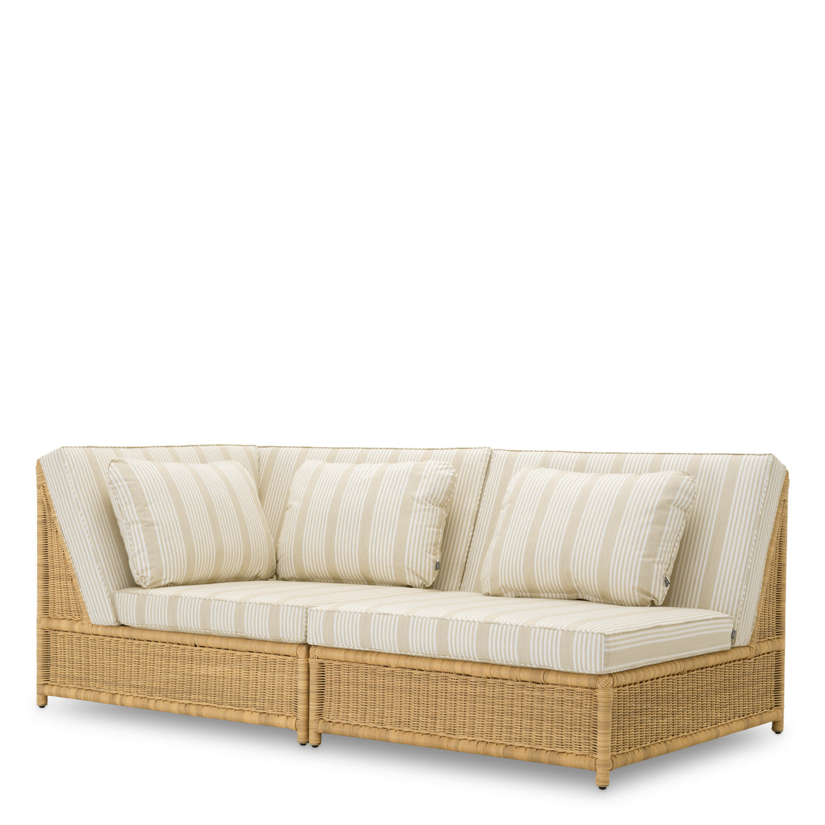 Outdoor Chair Hampton corner faux rattan saville beige