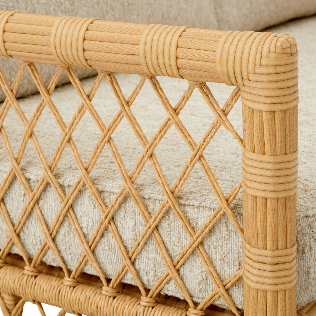 Outdoor Sofa Riverton faux rattan arden natural