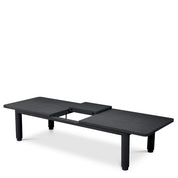 Extendable Dining Table Atelier L charcoal grey oak veneer