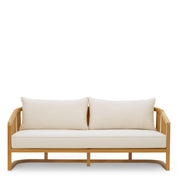 Outdoor Sofa Aruba natural teak incl sunbrella canvas cushions