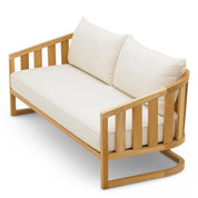 Outdoor Sofa Aruba natural teak incl sunbrella canvas cushions