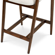 Bar Stool Beale classic brown finish sentier cream