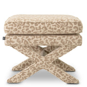 Stool Cordoba harley leopard beige