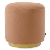 Dining Stool Greer savona camel brushed brass finish
