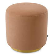 Dining Stool Greer savona camel brushed brass finish