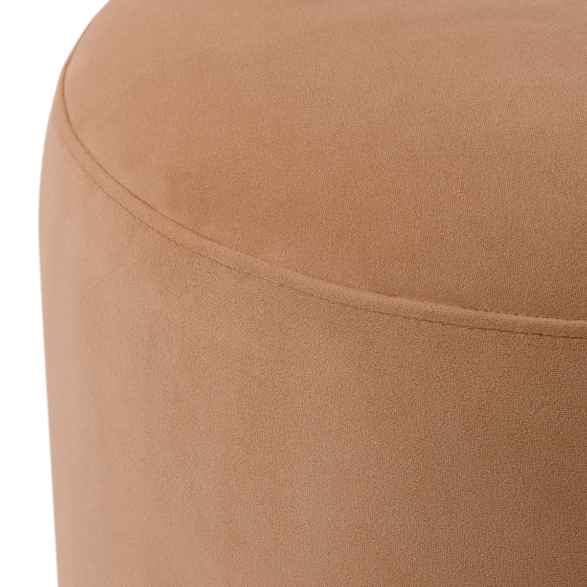 Dining Stool Greer savona camel brushed brass finish