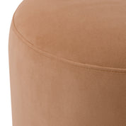 Dining Stool Greer savona camel brushed brass finish