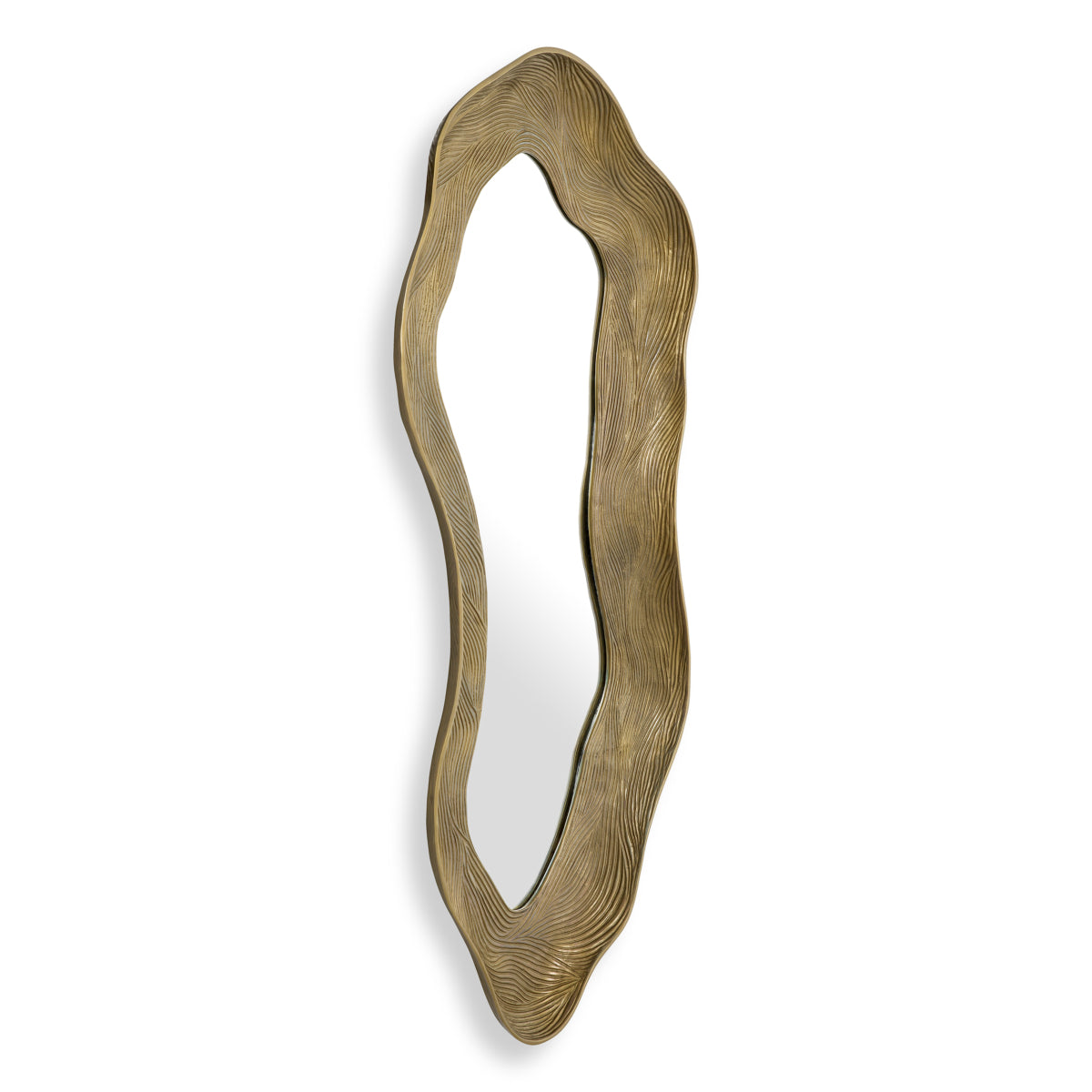 Mirror Cliveden vintage brass finish