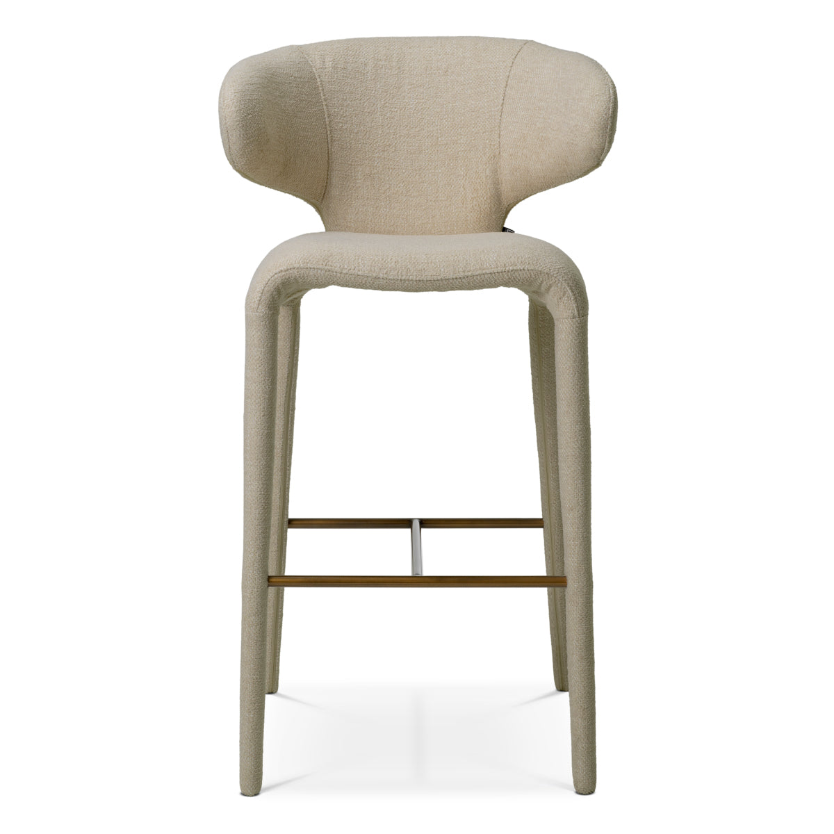 Bar Stool Josephine renato ecru bronze finish