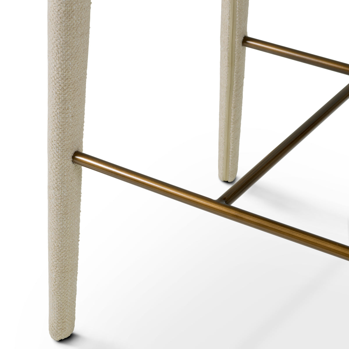 Bar Stool Josephine renato ecru bronze finish