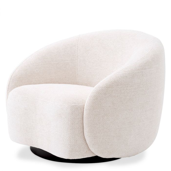 Swivel Chair Amore lyssa off-white