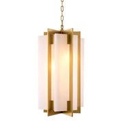 Chandelier Lugano antique brass finish