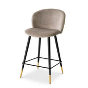 Counter Stool Volante roche beige velvet