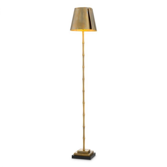 Floor Lamp Seraphina vintage brass finish