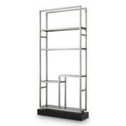 Gabinete Corrado II acabado acero cepillado