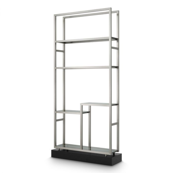 Gabinete Corrado II acabado acero cepillado