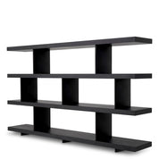 Cabinet Brett charcoal grey oak veneer