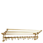 Coatrack Hudson L antique brass finish