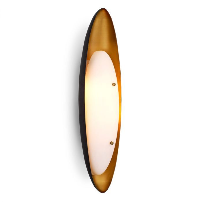 Wall Lamp Venova antique brass finish
