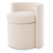 Stool Arcadia bouclé cream